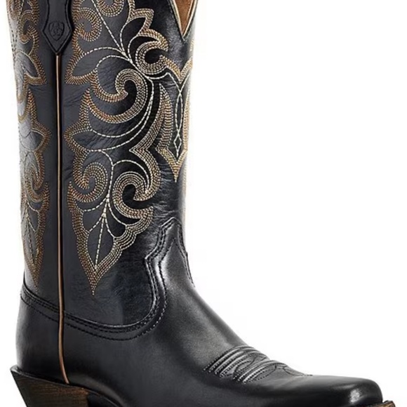 Ariat Women's Round Up Square Toe Leather Mid Calf Western Boots - Picture 1 of 6